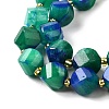 Natural Quartz Dyed Beads Strands G-U023-A02-03-4