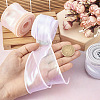  3 Rolls 3 Colors Flat Rainbow Color Organza Ribbon OCOR-TA0001-47-5