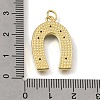 Brass Resin Pendants KK-C262-54G-3