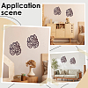 2Bags Palm Leaf Wood Door Frame Trim Decoration HJEW-GO0001-24-5