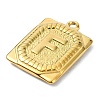Ion Plating(IP) 304 Stainless Steel Pendants STAS-U033-01G-F-2