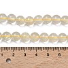 Natural Lemon Quartz(Heated) Beads Strands G-K365-F02-8mm-5