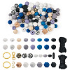 DIY Beaded Keychain Bracelet Making Kit DIY-TA0004-23-12