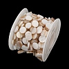 Handmade 304 Stainless Steel Shell Flat Round Link Chains CHS-B011-01A-G-2