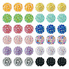  96Pcs 12 Colors Resin Rhinestone Beads RESI-TA0002-29-9