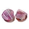 Dyed Natural Druzy Agate Beads G-G123-09-2