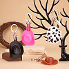 DIY West Cowboy Theme Iron Keychain Making Kit DIY-TA0009-40-6