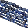 3 Strands 3 Styles Natural Sodalite Beads Strands G-OC0004-58-1