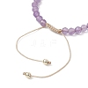 Mixed Stone Braided Bead Bracelets BJEW-JB12958-01-5