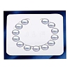 U Shaped Hole Acrylic Pearl Display Board Loose Beads Paste Board ODIS-M006-01E-5