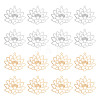60Pcs 2 Styles Long-Lasting Plated Brass Pendants KK-HY0003-73-1