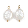 Natural Freshwater Pearl Keshi Pearl Pendants STAS-D378-06B-G-1