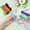 CHGCRAFT 12Sets 12 Colors Elastic No Tie Shoe Laces DIY-CA0004-21-3