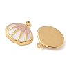 304 Stainless Steel Enamel Pendants STAS-U057-15G-B-2