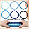 6Pcs 6 Colors Handmade Polymer Clay Stretch Bracelets BJEW-SW00139-2