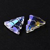 Glass Rhinestone Pendants RGLA-O002-A01-001SI-7