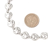 CCB Plastic Heart Beaded Necklaces NJEW-JN05841-01-3