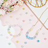 400Pcs Opaque Acrylic Beads MACR-SP0002-14B-4