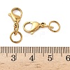 304 Stainless Steel Lobster Claw Clasps STAS-K313-01E-G-3