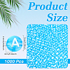 1000Pcs Transparent Acrylic Beads TACR-ME0001-08B-2