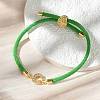 Adjustable Nylon Cord Bracelets X-BJEW-C096-01G-03-1