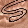 304 Stainless Steel Box Chain Necklaces X-NJEW-P244-01B-1