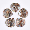 Synthetic Aqua Terra Jasper Pendants G-S329-044-1