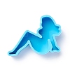 Woman DIY Decoration Silhouette Silicone Statue Molds DIY-I085-02-1