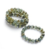 Natural Prehnite Stretch Bracelets X-BJEW-E373-10mm-11-3