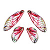 Epoxy Resin Butterfly Wing Pendants FIND-N005-65E-1