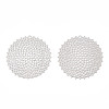 Rack Plating Brass Filigree Pendants LS-KKC-T001-64P-1