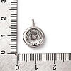 Brass Micro Pave Cubic Zirconia Pendants KK-Q070-01D-P-3