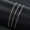 1.5MM 304 Stainless Steel Cable Chain Necklaces for Women SA-CBACA62-06P-2