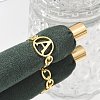 Brass Open Cuff Rings for Women RJEW-K289-01G-3