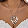 Alloy Pendant Necklaces NJEW-K261-08B-PAS-1