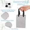 3Pcs Square Paper Jewelry Display Cases CON-TA0001-39D-02-5