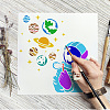 PET Hollow Out Drawing Painting Stencils DIY-WH0391-0356-7
