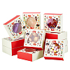 Animal Printed Cardboard Paper Handmade Soap Packaging Boxes with Round Visible Window CON-WH0086-178A-1