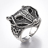 Alloy Cuff Finger Rings RJEW-T006-45-1