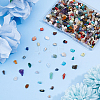 2 Strands Natural & Synthetic Mixed Gemstone Chip Beads Strands G-DC0001-56-4