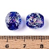 Handmade Foil Glass Beads Strands FOIL-N033-03A-4