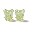 UV Plating Rainbow Iridescent Acrylic Beads LS-PACR-M002-01B-3