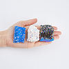 SUPERFINDINGS 3Pcs 3 Styles Electroplated Natural Druzy Quartz Crystal Beads G-FH0002-03-3