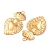 304 Stainless Steel Pendants SA-CBABD1E-08G-3