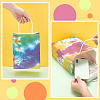   24Pcs Rectangle with Tie-Dye Pattern Kraft Paper Bag CARB-PH0002-08-5