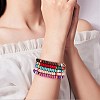 20Pcs 20 Colors Handmade Polymer Clay Heishi Surfer Stretch Bracelets Set with Synthetic Hematite sgBJEW-SW00044-3