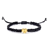 Adjustable Nylon Thread Braided Beads Bracelets PW-WG8DF96-01-1