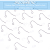 DICOSMETIC 400Pcs 304 Stainless Steel Earring Hooks STAS-DC0007-44-5
