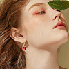 3Pairs Brass Leveback Earring EJEW-BBC0001-61A-5