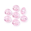 Transparent Acrylic European Beads OACR-E033-25D-1
